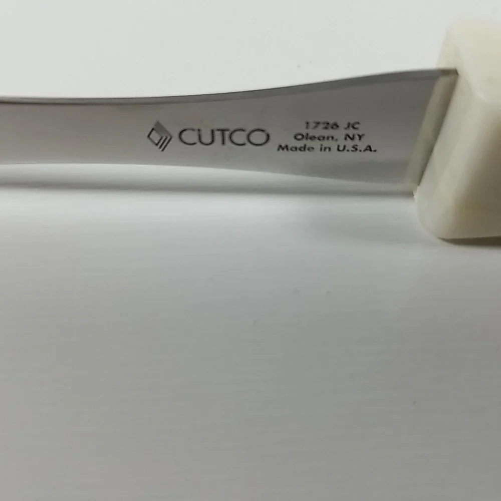 CUTCO 1726 Turning Fork, Pearl White Handle USA Made